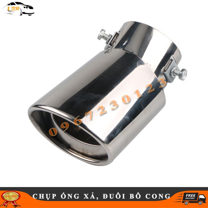 Chụp Ống Xả Bô Ô TÔ Inox 304 Cong Và Thẳng Trang Trí Xe Hơi