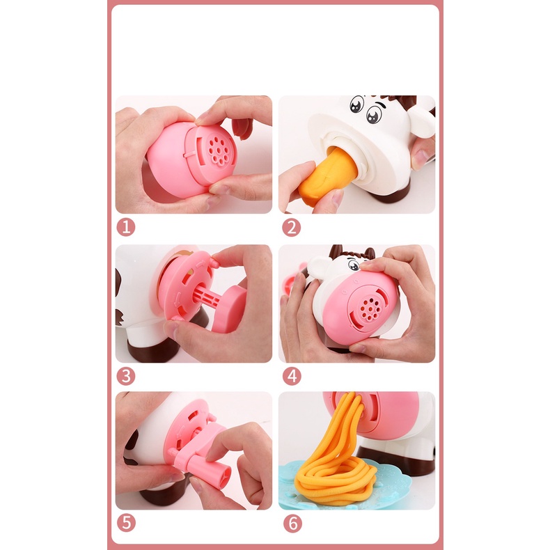 ĐỒ CHƠI BỘT NẶN BÒ SỮA cao cấp