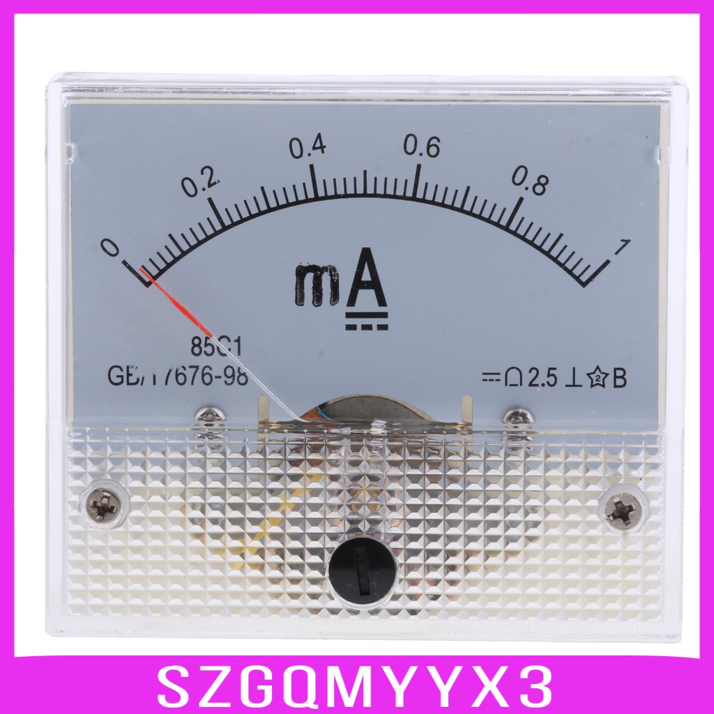 [Toolroom] Đồng Hồ Đo Dòng Điện DC Ammeter Analog