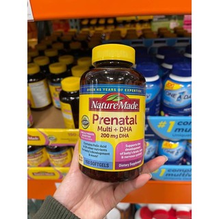 Viên uống Bà Bầu Nature Made -Prenatal Multi +DHA 150viên