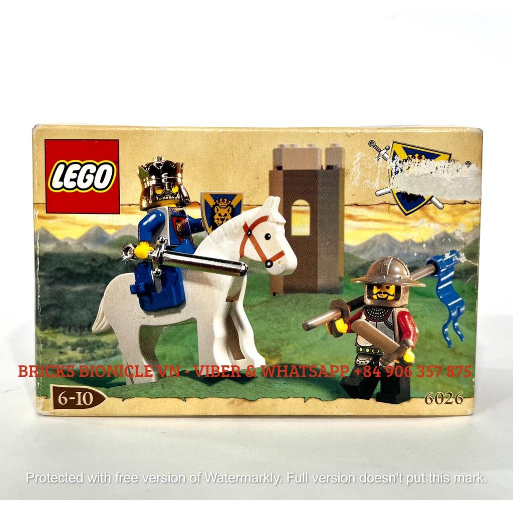 LEGO CASTLE SYSTEM - ĐỒ CHƠI XẾP HÌNH LEGO LÂU ĐÀI TRUNG CỔ - 6026 - KING LEO - NHÀ VUA LEO