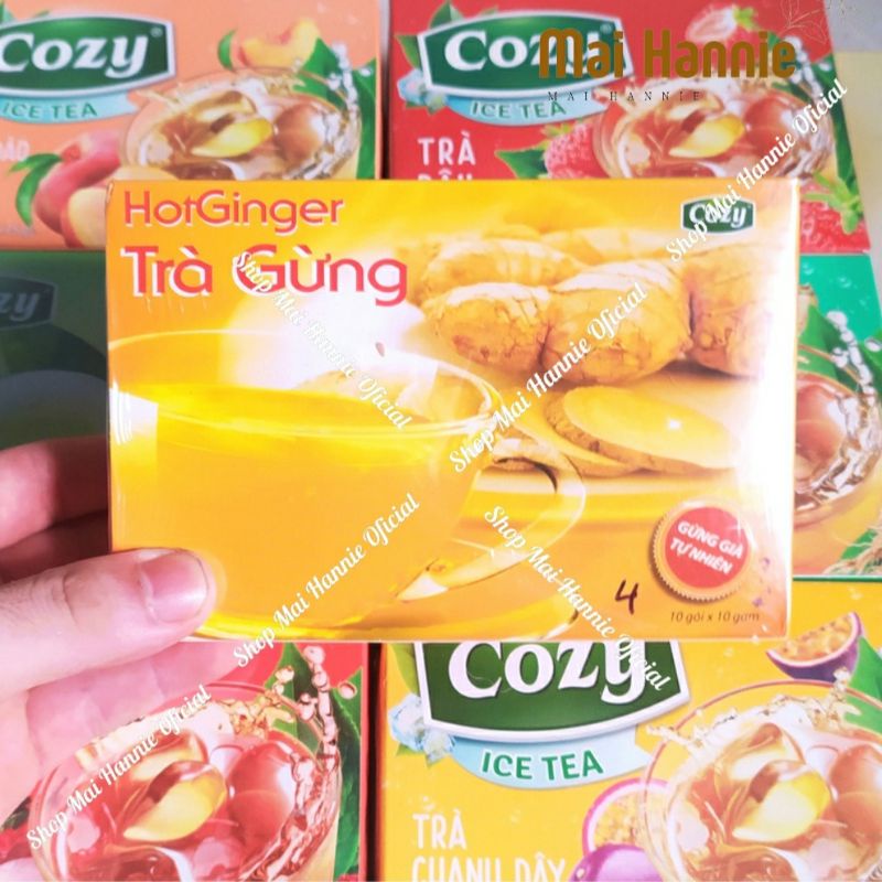 Trà Cozy IceTea các Hương Đào-Chanh-Sâm Bí Đao-Chanh Hương
