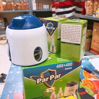 Máy đuổi muỗi parpar tặng kèm 2 Lọ tinh dầu đuổi muỗi🐜🐜