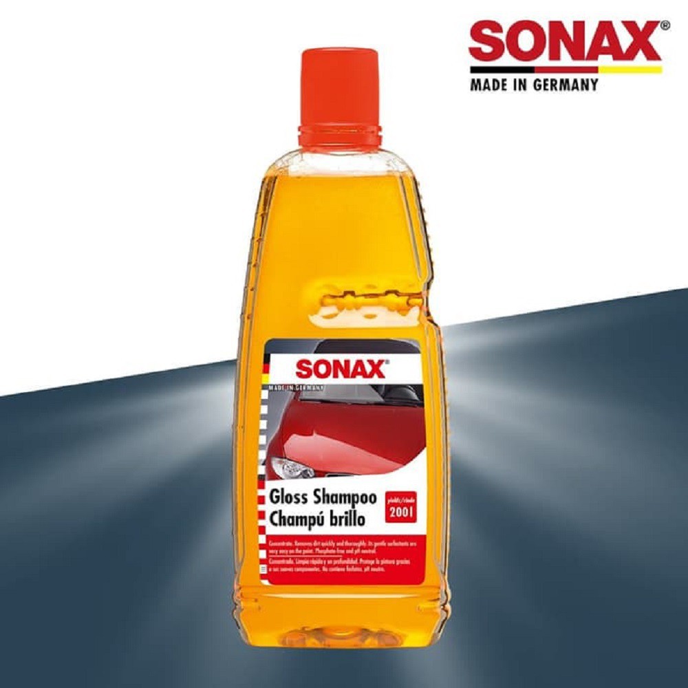 Nước Rửa Xe Ô Tô Đậm Đặc Sonax 1000ml Shampoo Concentrate