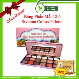 [ CHÍNH HÃNG ] Bảng Phấn Mắt 18 ô SIVANNA COLORS PALETTE 26g