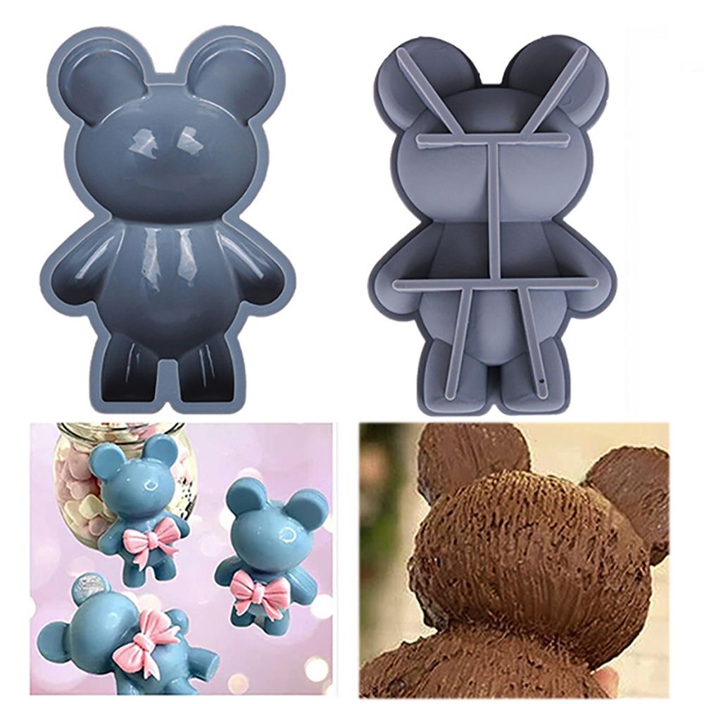 Khuôn silicone làm bánh hình chú gấu dễ thương