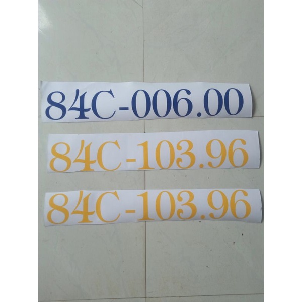 Decal dùng dán thùng xe tải cắt theo yêu cầu
