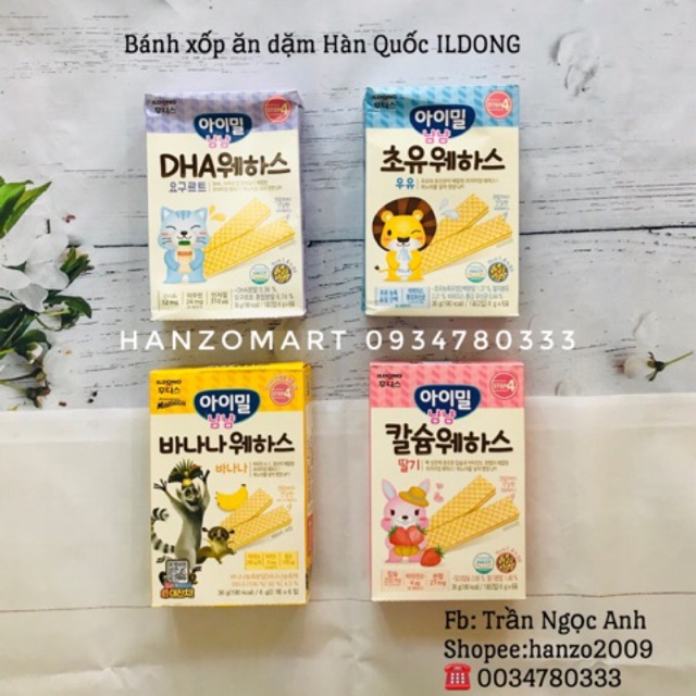 Bánh xốp ILDONG Hàn Quốc cho bé 7m+