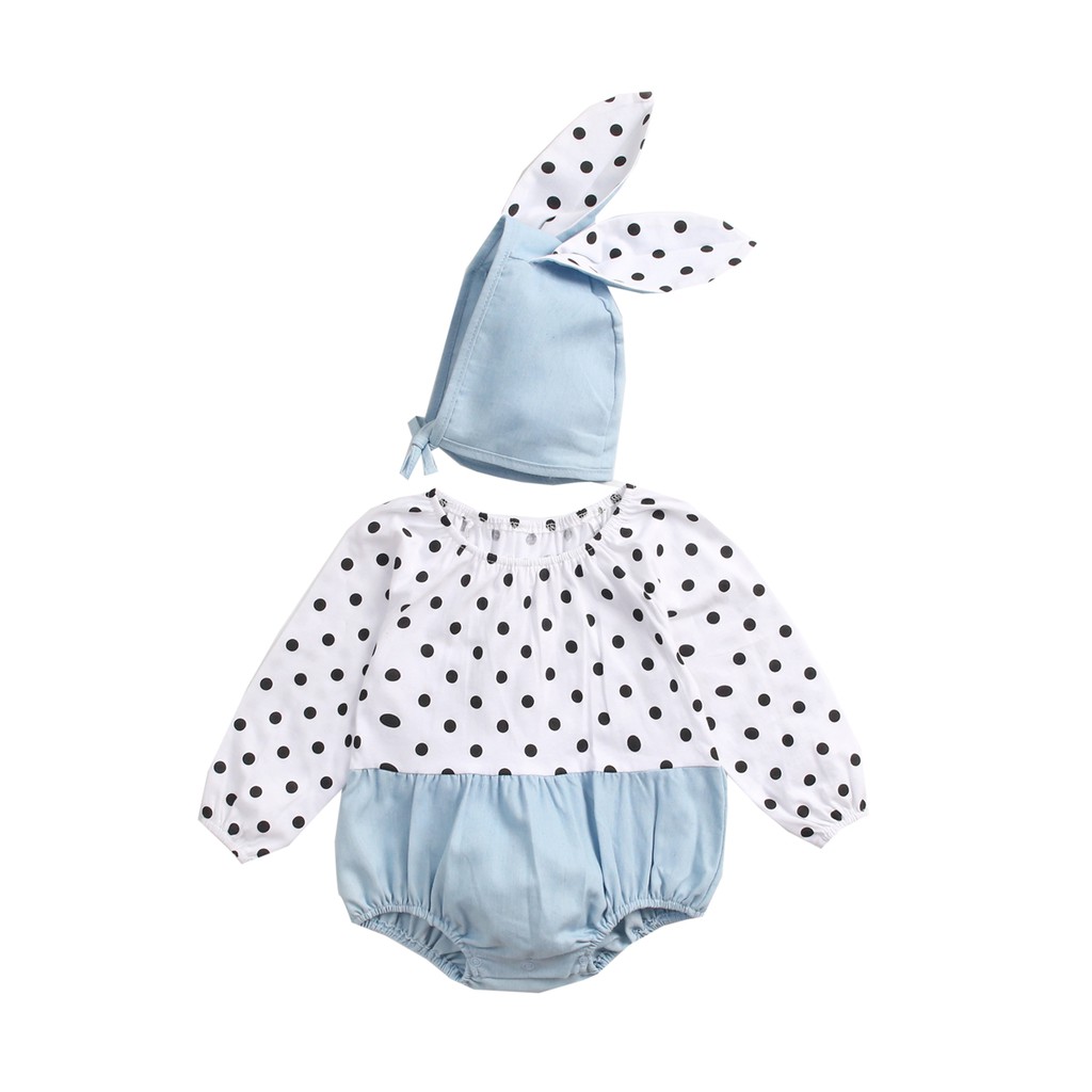 Bộ Áo Liền Quần Sanlutoz Bằng Cotton Tay Dài Dành Cho Bé Sơ Sinh