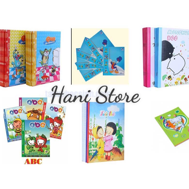 Tập Học Sinh 96 trang các loại, chất lượng tốt -Phụ kiện Hani