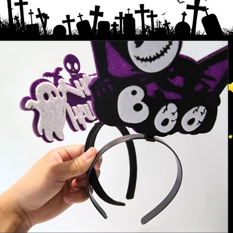 Băng Đô Cài Tóc Nhiều Kiểu Dáng Dùng Hóa Trang Halloween Dễ Thương