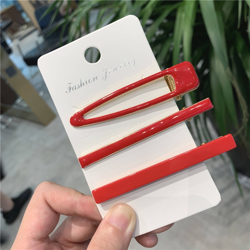 Kẹp Tóc Thiết Kế Đơn Giản Dễ Thương Phong Cách Nhật Bản Dành Cho Nữ