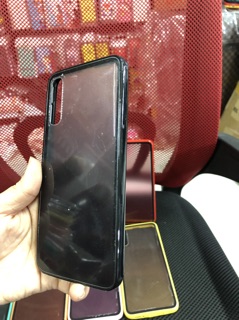 Ốp Samsung A50 viền dẻo màu