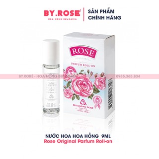 Nước hoa hương hoa hồng tự nhiên Bulgaria Rose Parfum Roll-on 9ml thanh mát và quyến rũ - Nhập khẩu chính hãng - Byrose