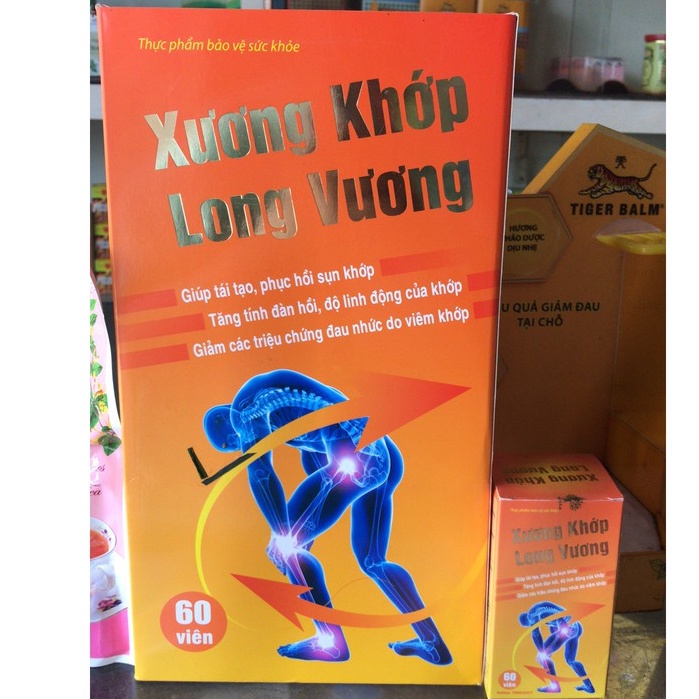 XƯƠNG KHỚP LONG VƯƠNG – Giúp tái tạo phục hồi sụn khớp, tăng tính đàn hồi độ linh động của khớp
