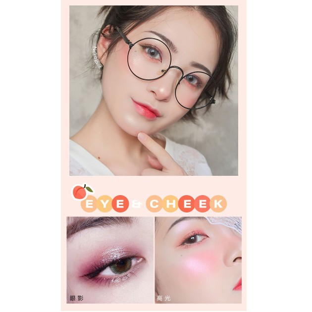 Phấn Mắt Novo 3in1 Ornate Kiêm Bắt Sáng Và Má Hồng Hàng Nội Địa Trung | BigBuy360 - bigbuy360.vn