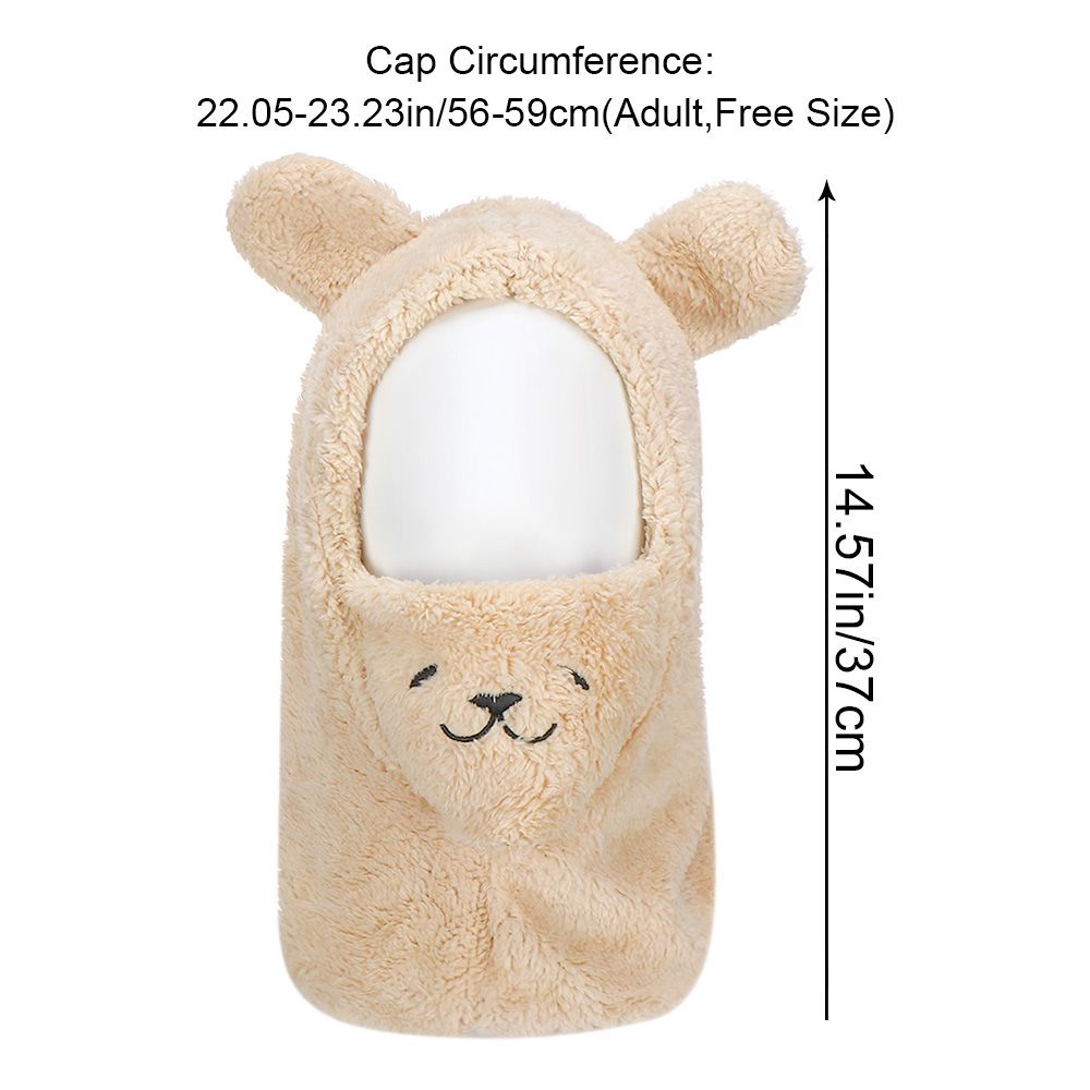 Mũ len tai gấu thời trang mùa đông đáng yêu cho nữ