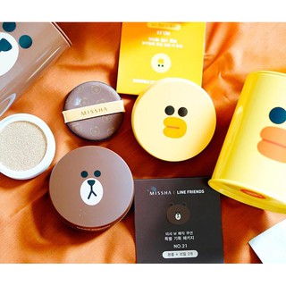 Phấn Missha Cushion Magic Phiên Bản Gấu & Vịt Siêu bắt da