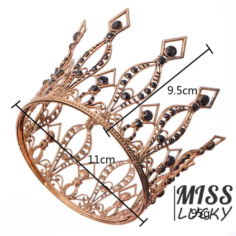 Vương miện kiểu dáng thời trang sang trọng đa dụng cho nữ