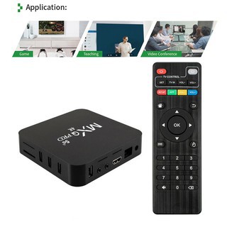 Bộ Tv Box Mxq Pro 2.4g / 5g 2020 Ram 4gb + Rom 64gb Android Tv Box H.265 Hd 3d