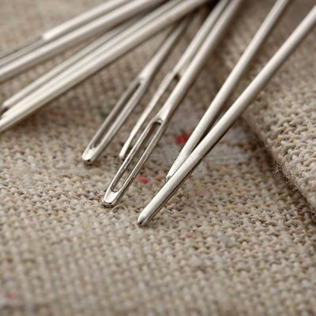 PTPTRATE ★10pcs 5cm Large Eye Embroidery Tapestry Darning Needle Sewing Bees Crafts Tools
