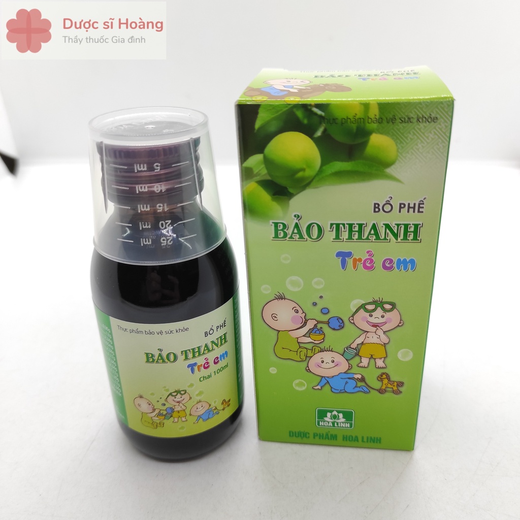 Siro Bổ Phế Bảo Thanh Trẻ Em - Chai 100ml