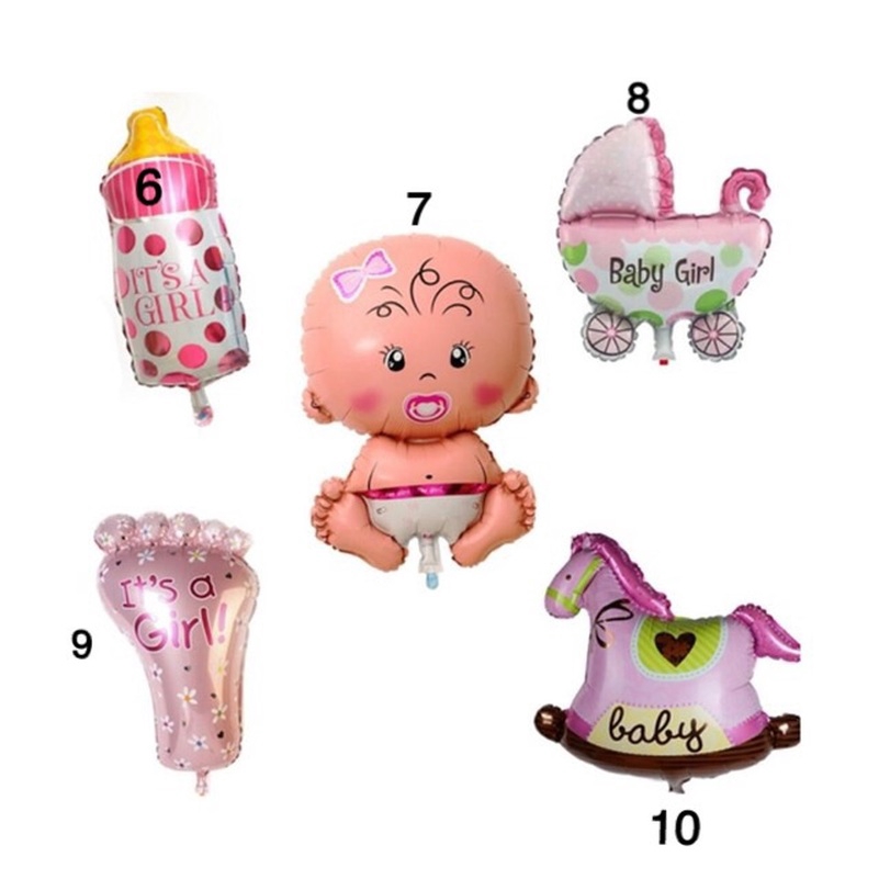 Bong bóng lá nhôm hình mặt trăng với kích thước 80*44cm dùng trang trí tiệc sinh nhật cho trẻ