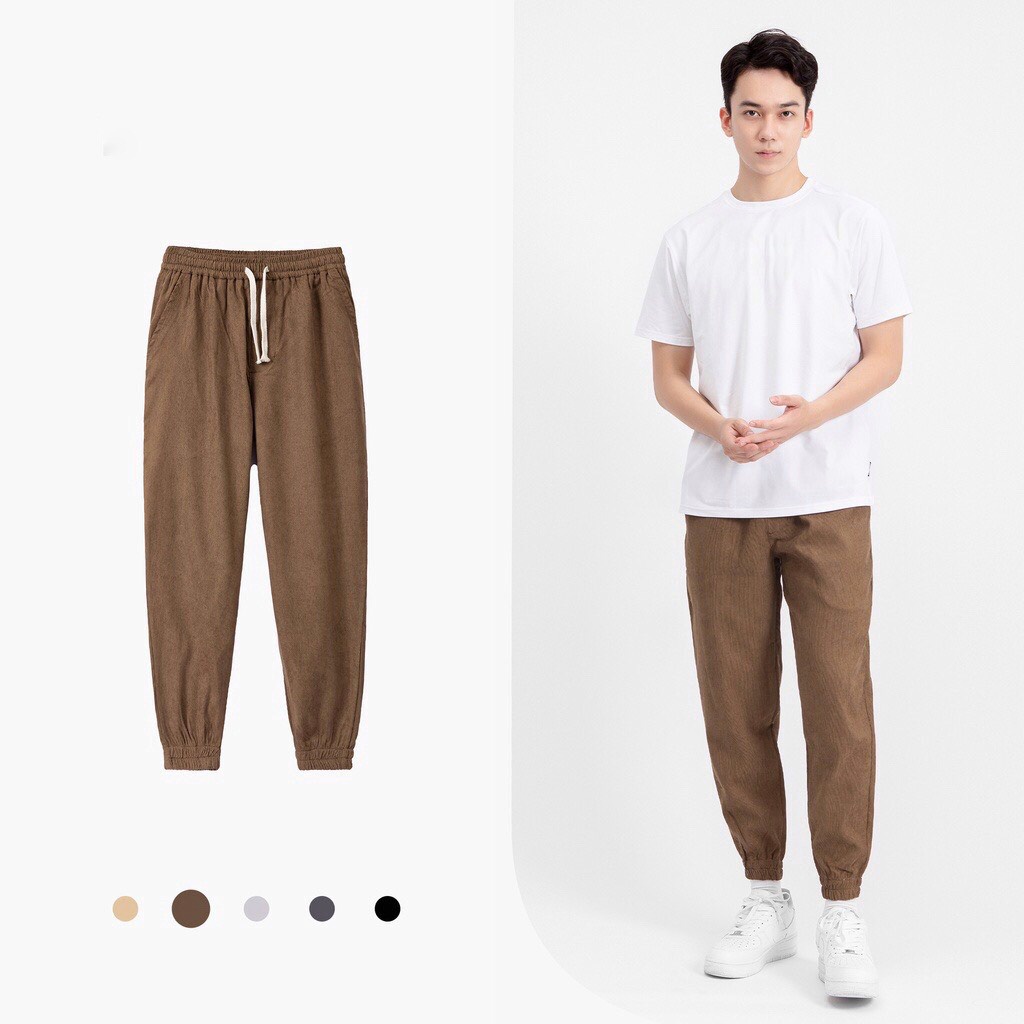Quần Jogger nhung tăm ZATA 5 màu S1