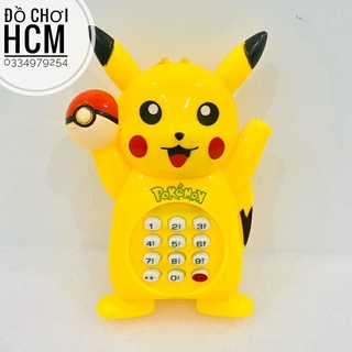 《hcm》 đồ chơi điện thoại pikachu có nhạc có đèn
