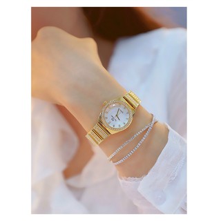 Đồng Hồ Nữ Bee Sister Mặt Chấm Viền Đá.