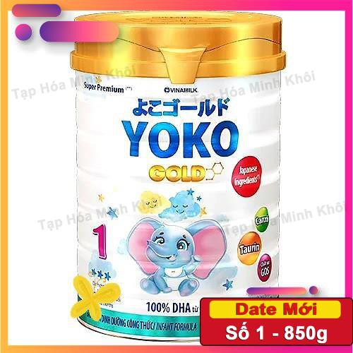 [NSX MỚI] SỮA BỘT YOKO 1 850G (CHO TRẺ TỪ 0 - 1 TUỔI) - Tạp Hóa Minh Khôi