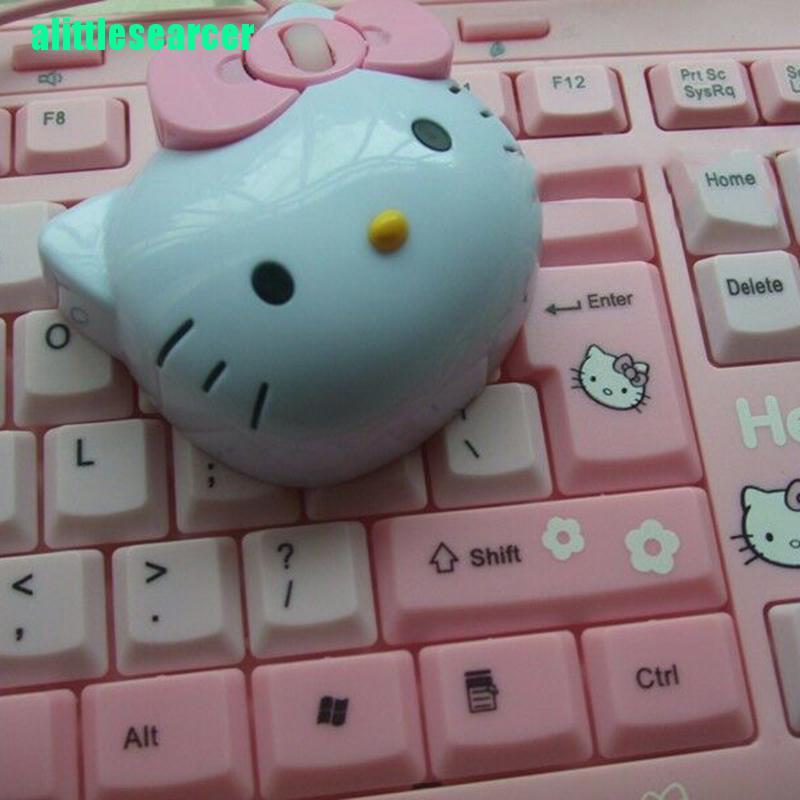 Chuột Quang Chơi Game Có Dây Hình Hello Kitty 3d Usb 2.0 Pro