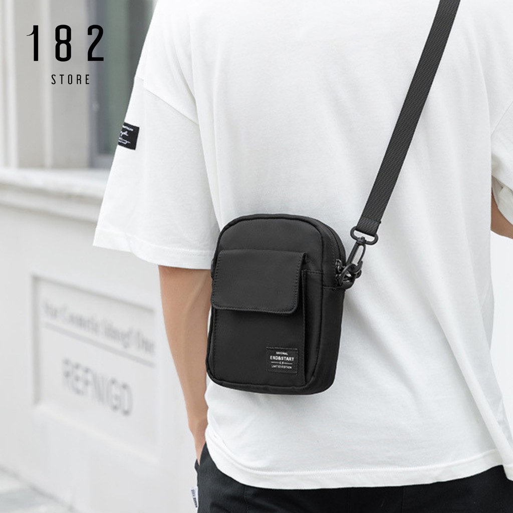 Túi Đeo Chéo Unisex Nam Nữ Nhỏ Gọn Thời Trang Phong Cách Nhật Bản Hiện Đại Vải Chống Nước Cao Cấp - The Black Box | BigBuy360 - bigbuy360.vn
