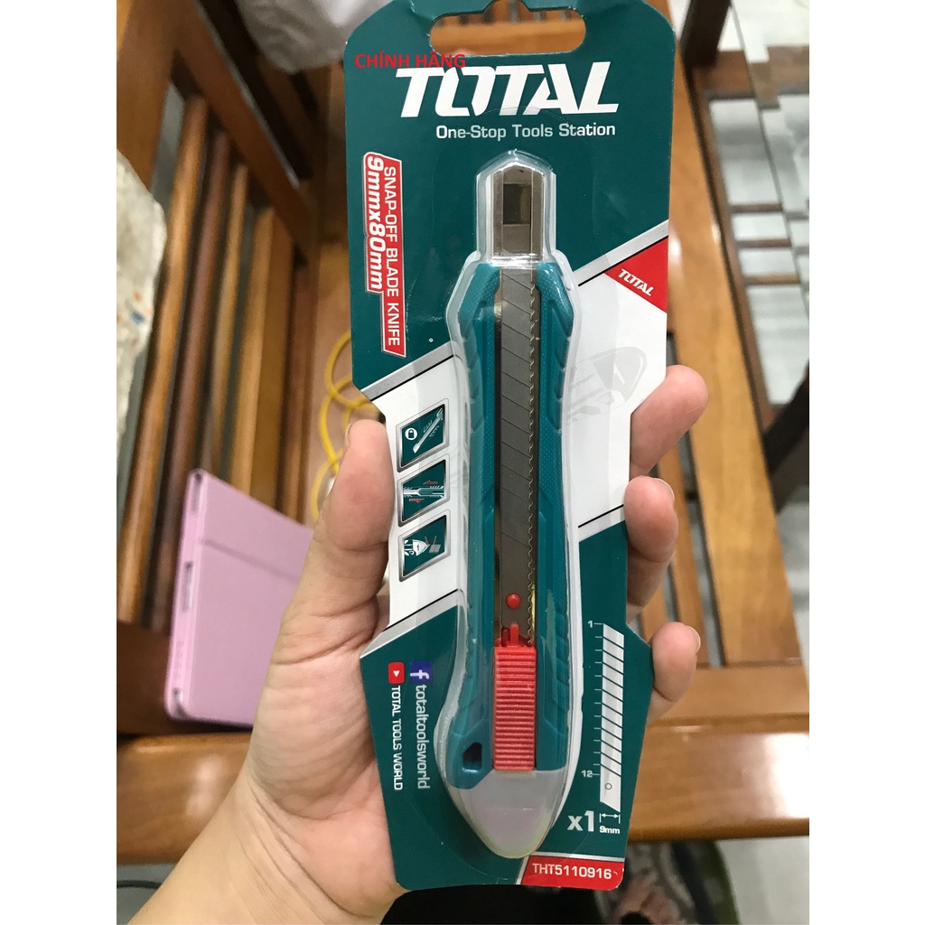 ĐỒ NGHỀ TOTAL Dao dọc giấy 9X80MM THT5110916