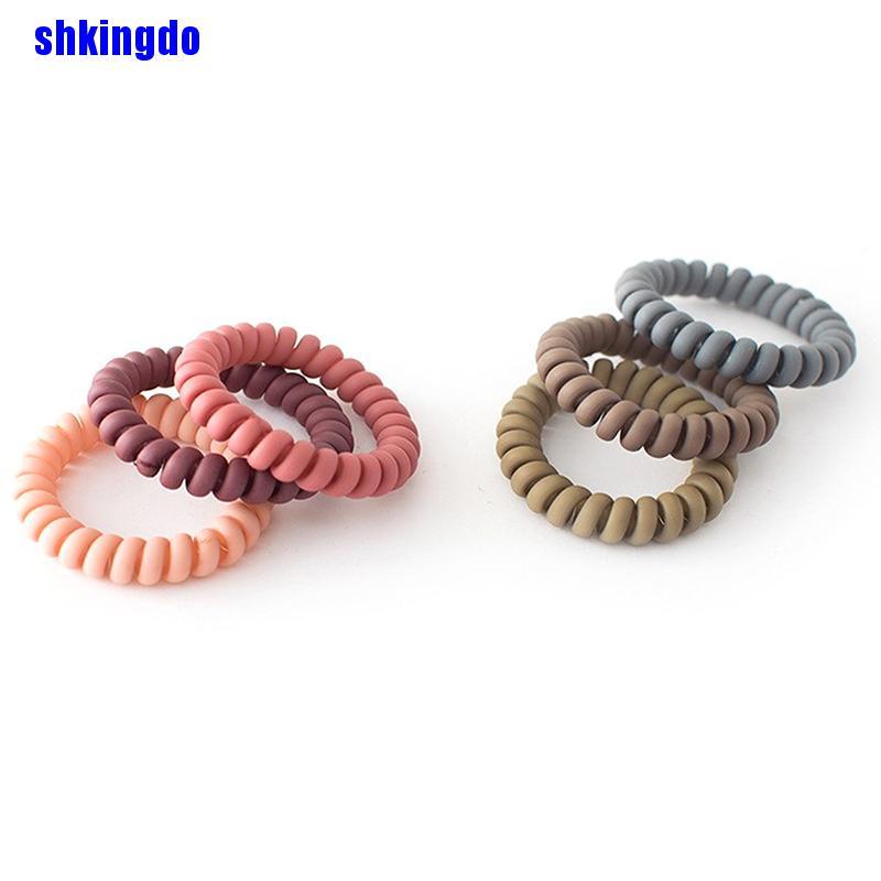 Dây buộc tóc bằng cao su mặt nhám phát sáng trong tối độc đáo cho nữ