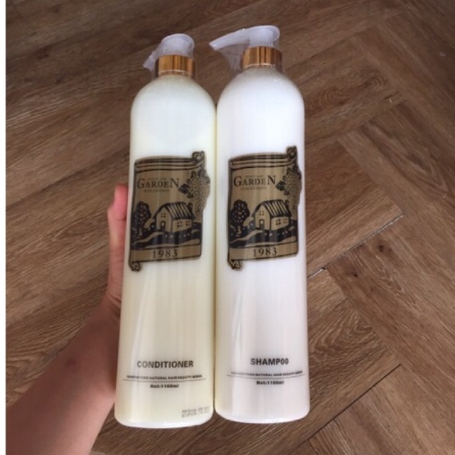 Dầu gội, xả Garden Pure Natural Hair Beauty Series mềm mượt tóc 1100ml