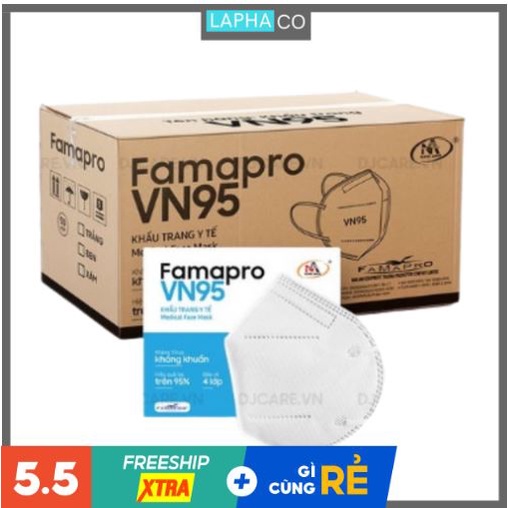 Set khẩu trang VN95 người lớn FAMAPRO