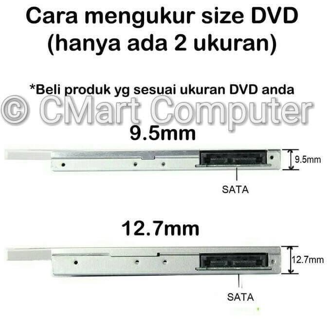 Khay Đựng Ổ Cứng Ssd Hdd 9.5mm Sata Dvd Grc-Br-Hdsc95