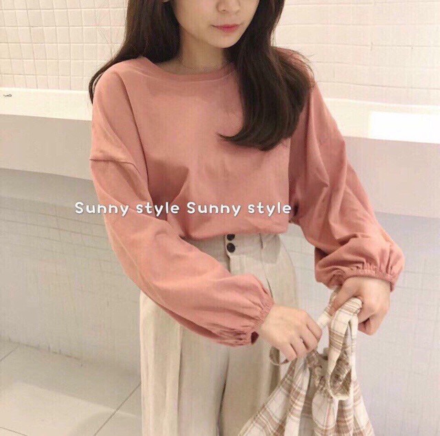 Ao pull dài tay điệu kèm ảnh thật