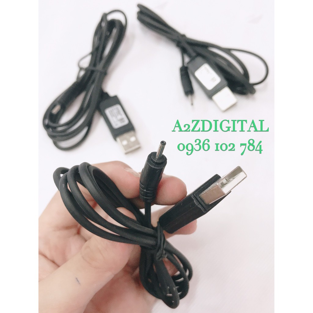 CÁP SẠC USB RA ĐẦU SẠC CHÂN KIM - NOKIA ĐUÔI NHỎ