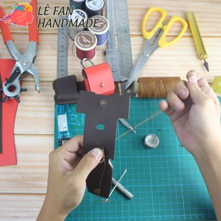 Ví card handmade da bò thật (nhiều màu)