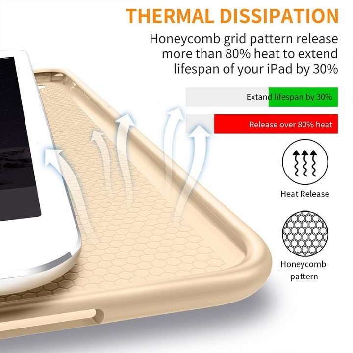 Bao da silicone dẻo PKCB - Smart cover dành cho iPad Pro 11 inch | BigBuy360 - bigbuy360.vn