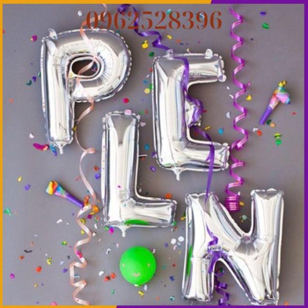 Bóng chữ lẻ ghép thành tên theo yêu cầu 5k/chữ cái size 40cm