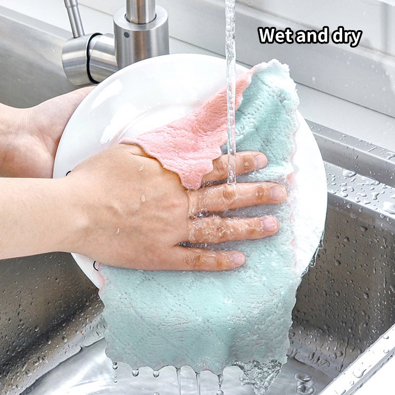 Khăn lau bằng sợi nhỏ siêu thấm hút cho nhà bếp