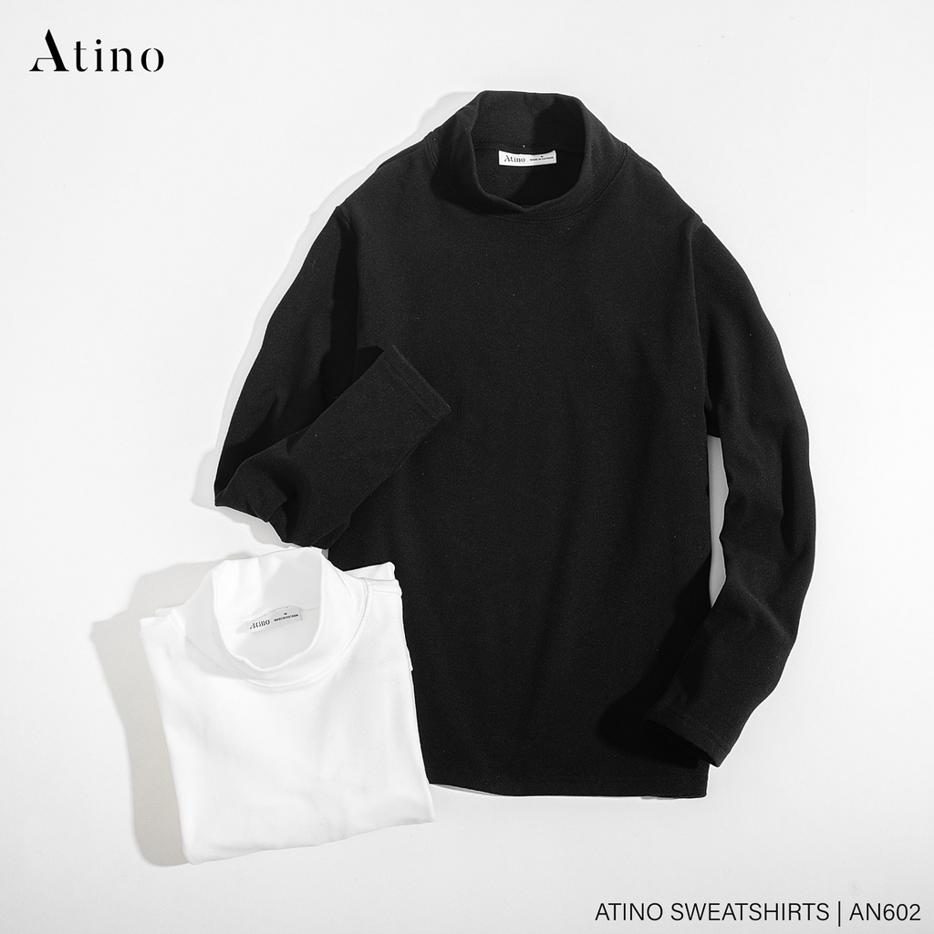 Áo Nỉ Nhung 2 Mặt Giữ Nhiệt Nam Nữ ATINO Vải Nhung 2 Mặt Cao Cấp Form Regular Fit AN602 | BigBuy360 - bigbuy360.vn