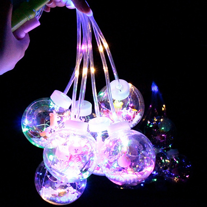 Đèn Lồng LED Dạ Quang Đồ Chơi Mùa Thu Di Động Trang Trí Lễ Hội Cho Bé