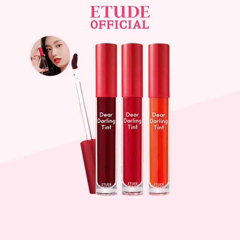 Son Tint Dạng Gel Nước ETUDE Dear Darling Water Gel Tint màu trái cây cho đôi môi mọng nước 19AD 5g
