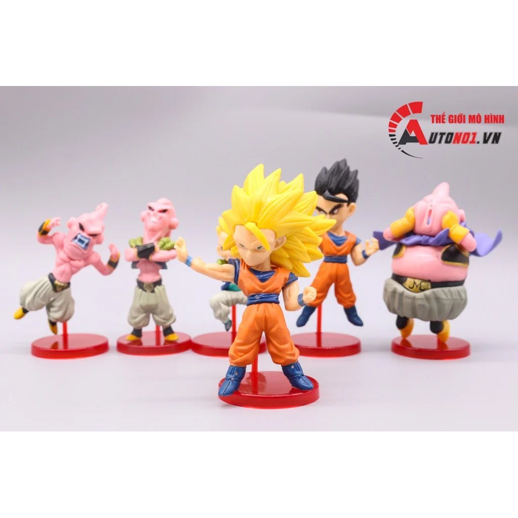 MÔ HÌNH NHÂN VẬT DRAGON BALL SET 6 CON 9CM 6918