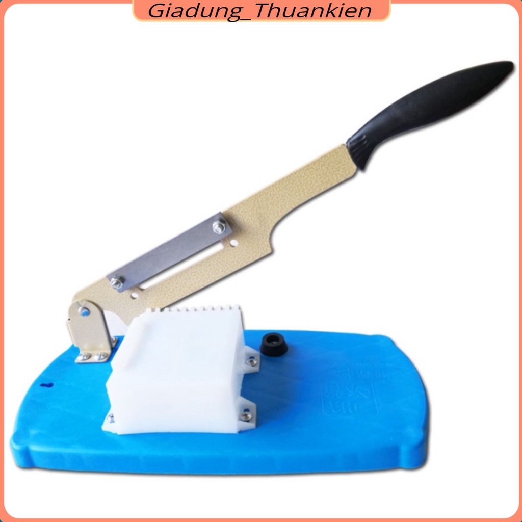 DAO THÁI THỊT ĐÔNG LẠNH, THÁI ĐỒ ĐA NĂNG THÀNH LÁT MỎNG,KHÔNG CẦN RÃ ĐÔNG ĐẾ NHỰA ABS (thái bằng tay)