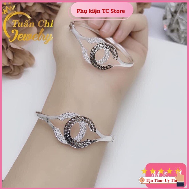 KHUYẾN MÃI Lắc Tay Bạc Nữ, Vòng Tay Nữ Kiểu Dáng Cứng, Mẫu Mã Đa Dạng, Hàng Làm Kỹ Dày Dặn